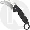 Cold Steel Knives Cold Steel Tiger Claw 22C Karambit Knife - S35VN Hawkbill Blade - Black G10 Handle With Ring Pommel -Case Knives shop CS 22C 1