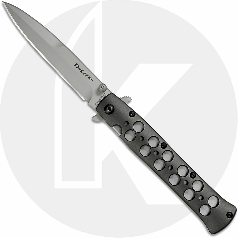 Cold Steel Knives Cold Steel Ti-Lite 26B4 Knife 4 Inch S35VN Blade Open On Withdrawal With Aluminum Handle 3 Cold Steel Knives Cold Steel Ti-Lite 26B4 Knife 4 Inch S35VN Blade Open On Withdrawal With Aluminum Handle
