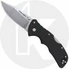Cold Steel Knives Cold Steel Mini Recon 1 27BAS - Compact EDC - Stonewash AUS 10A Spear Point - Black GRN - Folding Knife -Case Knives shop CS 27BAS MAIN