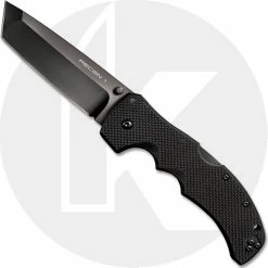 Cold Steel Knives Cold Steel 27BT Recon 1 Knife S35VN Black Tanto Blade Black G10 Tri-Ad Locking Folder