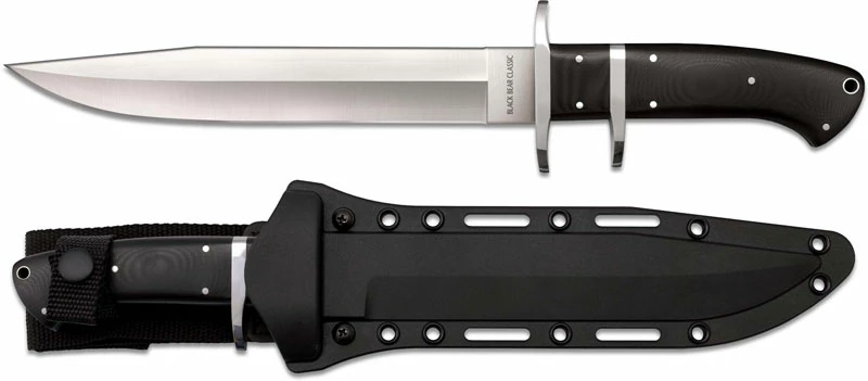 Cold Steel Knives Cold Steel Black Bear Classic 35AR - Sub Hilt Fighter - San Mai Double Edge Clip Point - G10 Handle 4 Cold Steel Knives Cold Steel Black Bear Classic 35AR - Sub Hilt Fighter - San Mai Double Edge Clip Point - G10 Handle - Image 2