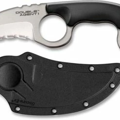 Cold Steel Knives Cold Steel Double Agent I Knife, Serrated, CS-39FKS -Case Knives shop CS 39FKS