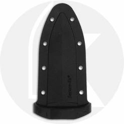 Cold Steel Knives Cold Steel Mini Leatherneck Spear Point 39LSAC - Value Price EDC - Satin Double Edge Fixed Blade - Black Kray-Ex - Secure-Ex Sheath -Case Knives shop CS 39LSAC SHEATH