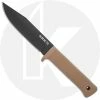 Cold Steel Knives Cold Steel SRK Compact - Black SK-5 Clip Point Fixed Blade - Desert Tan Kray-Ex - 49LCKD-DTBK -Case Knives shop CS 49LCKD DTBK MAIN