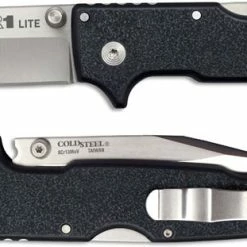 Cold Steel Knives Cold Steel SR1 Lite 62K1 - Value Priced EDC - Clip Point Blade - Black Griv Ex - Tri Ad Lock - Folding Knife -Case Knives shop CS 62K1