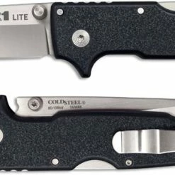 Cold Steel Knives Cold Steel SR1 Lite 62K1A - Value Priced EDC - Tanto Blade - Black Griv Ex - Tri Ad Lock - Folding Knife -Case Knives shop CS 62K1A
