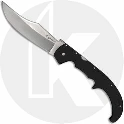 Cold Steel Knives Cold Steel 62MGC Espada G10 XL Knife AUS 10A 7.5 Inch Swept Clip Point G10 Folder With Tri-Ad Lock