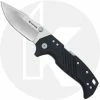 Cold Steel Knives Cold Steel Engage FL-35DPLC - Satin S35VN Clip Point - Black GFN - Atlas Lock Folder -Case Knives shop CS FL 35DPLC OPEN FRONT