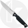 Cold Steel Knives Cold Steel Razor Tek EDC FX-4RZR - Satin Drop Point Fixed Blade - Black GFN -Case Knives shop CS FX 4RZR OPEN FRONT