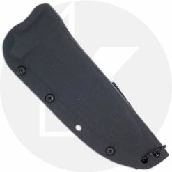 TOPS Knives MIL-SPIE-5 - Part Serrated - Black Traction Coated 1095 - Black Micarta -Case Knives shop ESEE MILSPIE5 SHEATH