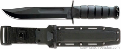Ka-Bar Knives KA-1213, KA-BAR Black USMC Utility, Plain Edge, Synthetic Sheath 3 Ka-Bar Knives KA-1213, KA-BAR Black USMC Utility, Plain Edge, Synthetic Sheath