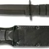 Ka-Bar Knives KA-1254, KA-BAR Short Black KA-BAR Tanto, Leather -Case Knives shop KA 1254