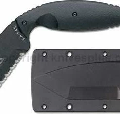 KA-BAR Knives: KABAR TDI Law Enforcement Knife, Large Tanto Serrated, KA-1485