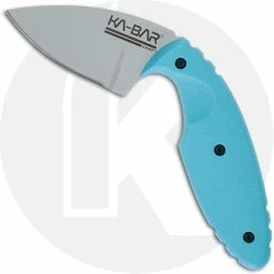 Ka-Bar Knives KABAR USSF TDI Astro MP 1480SF - Gray AUS 8A Drop Point Fixed Blade - Blue Zytel