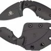 Ka-Bar Knives KABAR TDI Investigator 1493 - John Benner EDC - Black Drop Point Fixed Blade - Black Nylon Fiberglass - MOLLE Sheath -Case Knives shop KA 1493