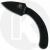 Ka-Bar Knives KABAR TDI Ladyfinger 1494 - Compact EDC Fixed Blade - Black Drop Point - Black Zytel -Case Knives shop KA 1494 OPEN FRONT