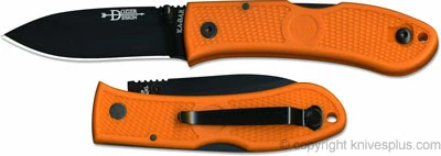 KA-BAR Knives: KABAR Dozier Folding Hunter, Orange Handle, KA-4062BO 3 KA-BAR Knives: KABAR Dozier Folding Hunter, Orange Handle, KA-4062BO
