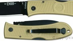 KA-BAR Knives: KABAR Dozier Folding Hunter, Coyote Brown, KA-4062CB