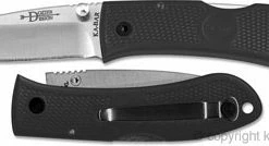 KA-BAR Knives: KABAR Mini Dozier Folder, Black Handle, KA-4072
