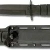 Ka-Bar Knives KA-5054, KA-BAR Short Black KA-BAR Tanto, Synthetic Sheath -Case Knives shop KA 5054