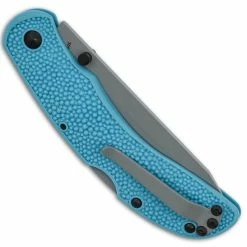 Ka-Bar Knives KABAR USSF Corser Folder 5698SF - Value Priced EDC - Gray Tanto - Blue GFN-PA66 - Lock Back Folder -Case Knives shop KA 5698SF FRONT CLOSED