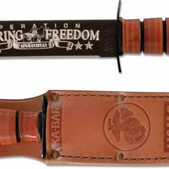 Ka-Bar Knives KABAR 9169 USMC OEF Afghanistan Commemorative Knife
