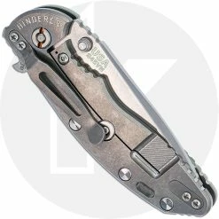 Hinderer Knives XM-18 3.5 Inch Knife - Spanto - Stonewash - S45VN - Tri Way Pivot - Translucent G-10 -Case Knives shop RH XM18175 CLOSED BACK