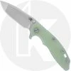 Hinderer Knives XM-18 3.5 Inch Knife - Spanto - Stonewash - S45VN - Tri Way Pivot - Translucent G-10 2 Hinderer Knives XM-18 3.5 Inch Knife - Spanto - Stonewash - S45VN - Tri Way Pivot - Translucent G-10 -Case Knives shop RH XM18175 OPEN FRONT