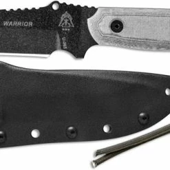 TOPS Knives Dawn Warrior DW-33 - Black 1095 Hunters Point - Black Linen Micarta - USA Made 11 TOPS Knives Dawn Warrior DW-33 - Black 1095 Hunters Point - Black Linen Micarta - USA Made -Case Knives shop TK DW33