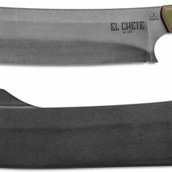 TOPS Knives El Chete ELCH01 - Leo Espinoza - Acid Rain 1095 Sheepfoot Fixed Blade - Canvas Micarta