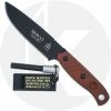 TOPS Knives Baja 4.5 Reserve Edition BAJA-4.5R - Black 1095 Hunters Point - Tan Canvas Micarta - USA Made -Case Knives shop TOPS BAJA 45 front