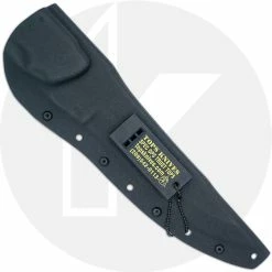 TOPS Knives Firestrike 45 FS45 - Black Traction Coated 1095 Modified Drop Point Fixed Blade - Linen Micarta -Case Knives shop TOPS FIRESTRIKE45 SHEATH