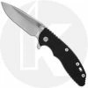 Hinderer Knives XM-18 3.5 Inch Knife - Spear Point - Stonewash - 20CV - Tri Way Pivot - Black G-10 / Stonewash Ti